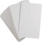 Juvale Shiny Blank Flash Cards - DIY Flash Card Kit with Smooth Surface for Gel Pen & Ballpoint Pen - School Supplies & Office Product - 200 Pack, 3 x 5 in, White